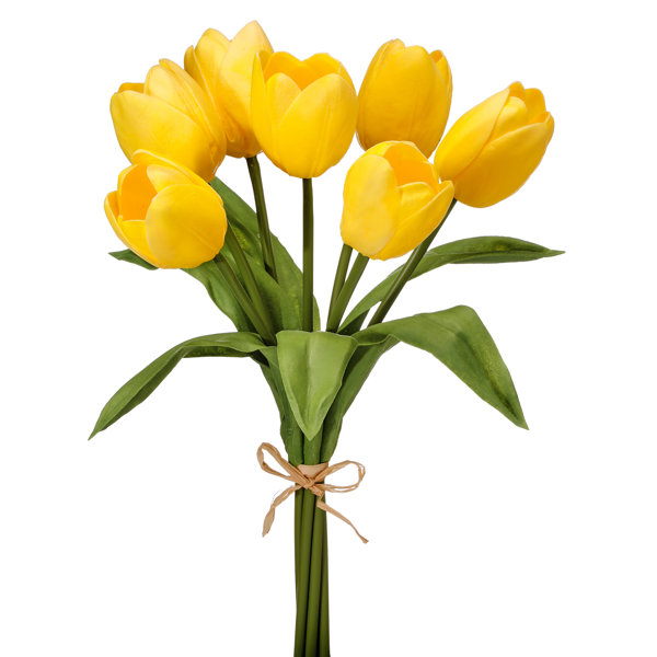 Primrue Polyether Polyurethane (PU) Tulip Arrangement Wayfair